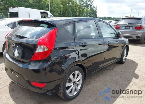 2012 Hyundai Accent Se from USA, damaged, VIN KMHCU5AE9CU004467